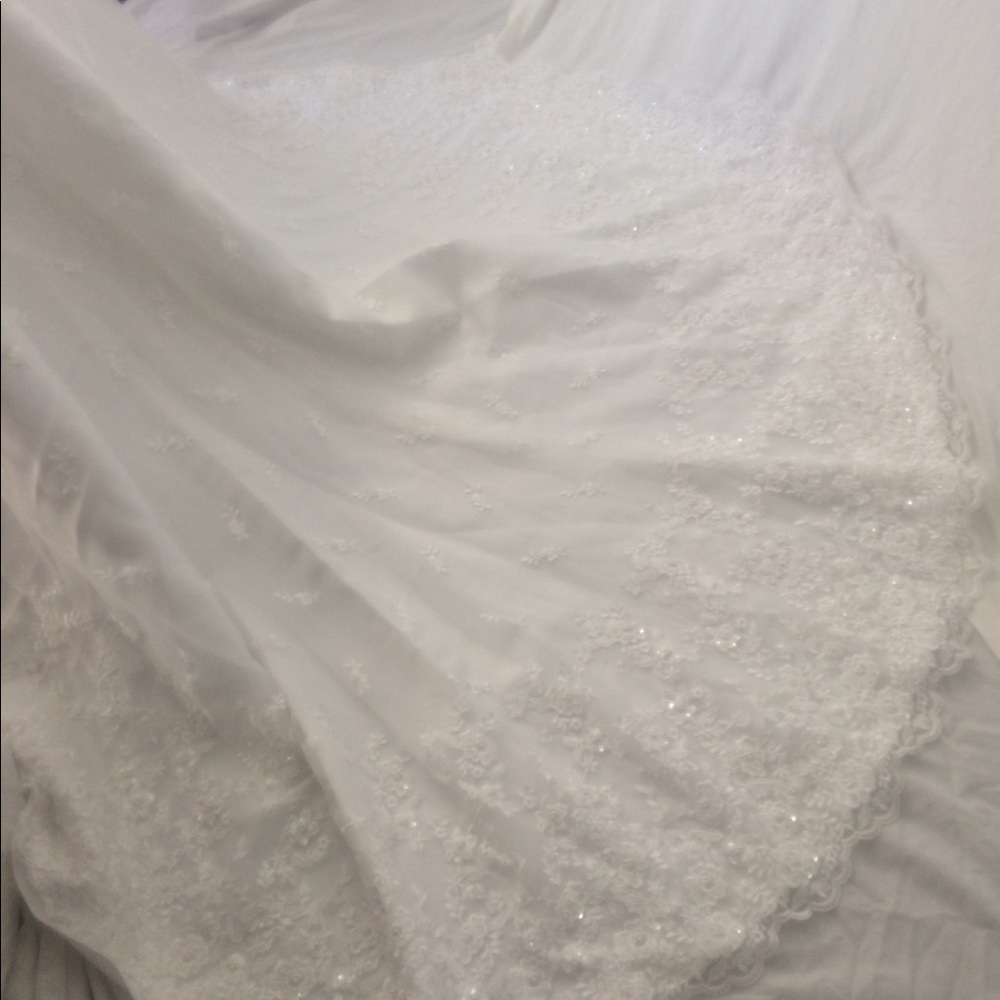 SALE! David’s Bridal wedding gown/dress size 20 - Picture 4 of 8